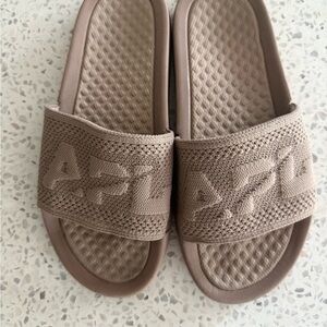 APL Taupe Techloom Slide Sandals
